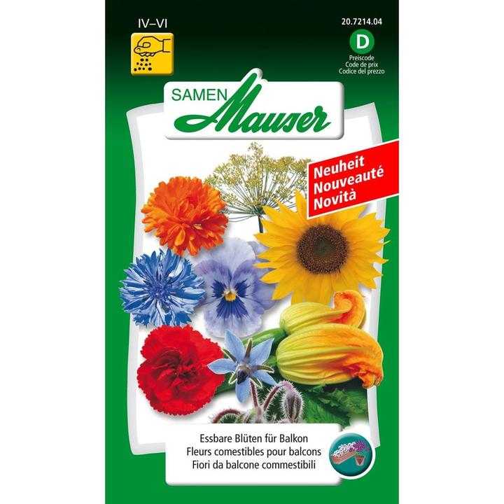 Image du produit Samen Mauser Fleurs comestibles pour balcon (Graines de plantes)