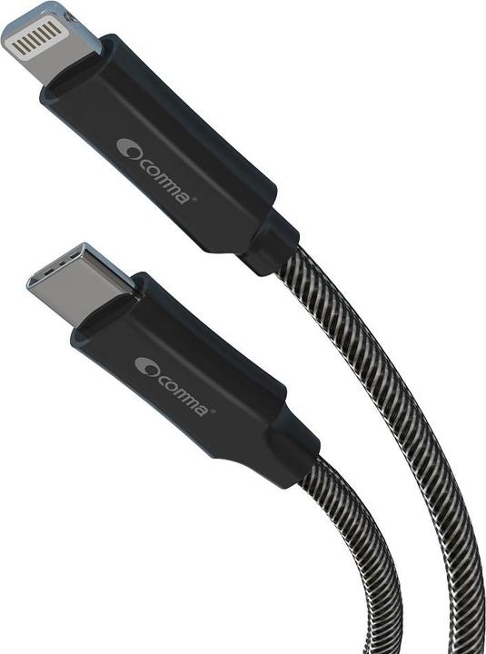 Image du produit Comma câble Jub MFi USB-C - Lightning 3A 1,5m gris (1.50 m)