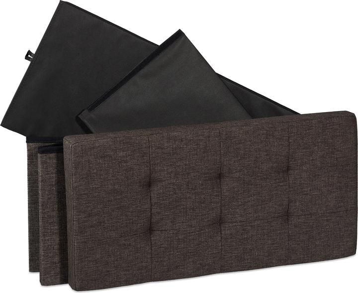 Image du produit Relaxdays Banc rangement (76 cm)