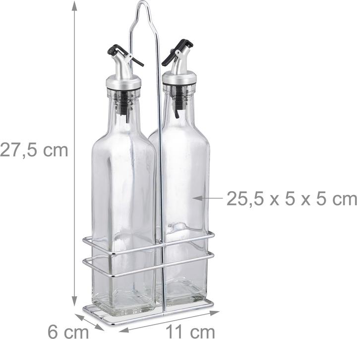 Image du produit Relaxdays Set huile vinaigre (300 ml)