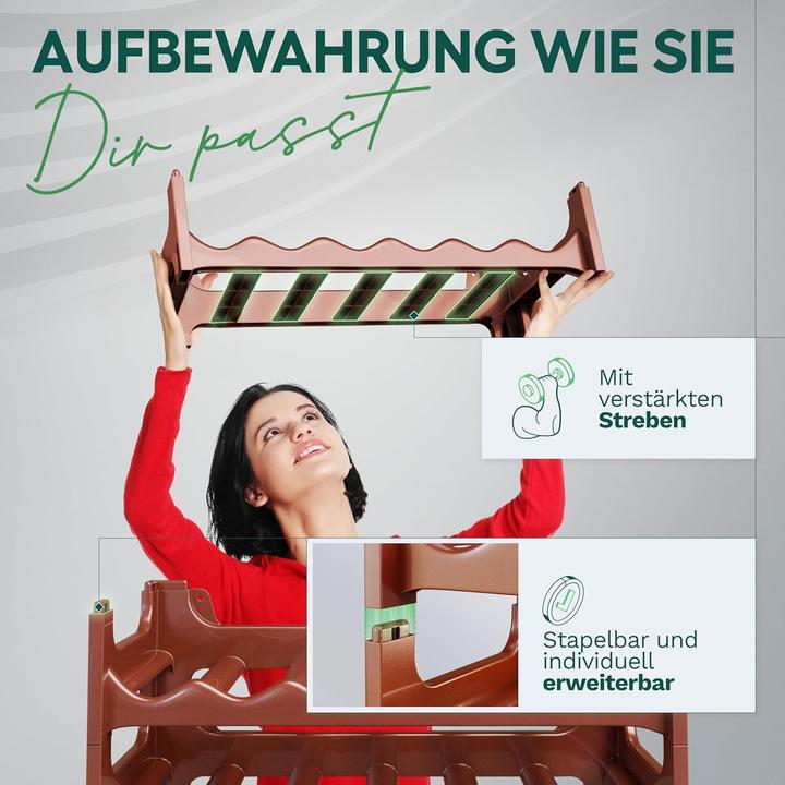 Produktbild Novaliv Braun, 12 (60 x 28 x 14 cm, 72 Fl.)