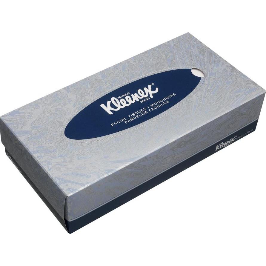 Kleenex Bianco Fazzoletti + Salviette Cosmetiche, Fazzoletti Cosmetici, 2 Veli