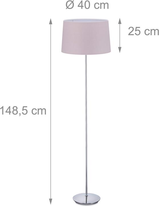 Image du produit Relaxdays Lampe droite (E27)