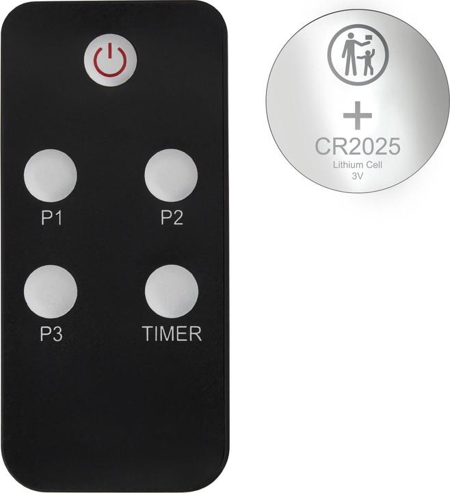 Actual product image tectake Solaris Terra 1500W infrared radiant heater with timer function (1500 W)