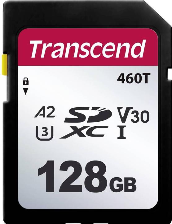 Image du produit Transcend TS128GSDC460T-VS1 Carte SD Retail 128 Go (128 Go, SDXC)