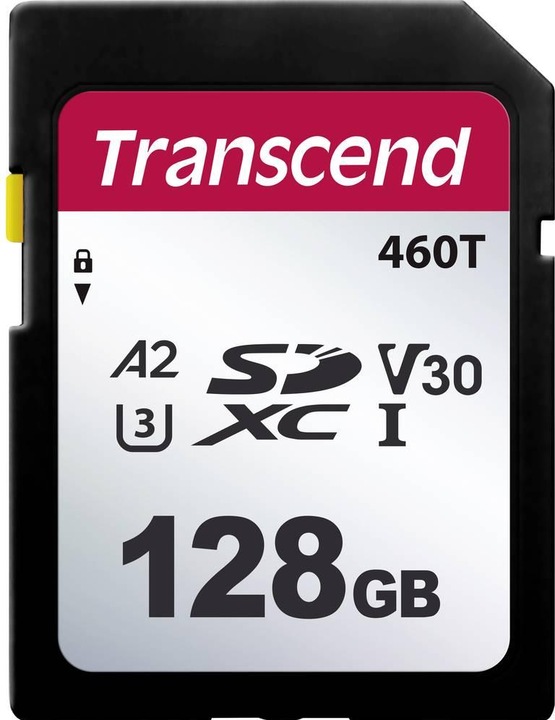 Actual product image Transcend TS128GSDC460T-VS1 SD card retail 128 GB (128 GB, SDXC)