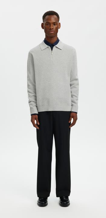 Produktbild Selected Slhdane Ls Knit Struc Half Zip Polo Noos (M)