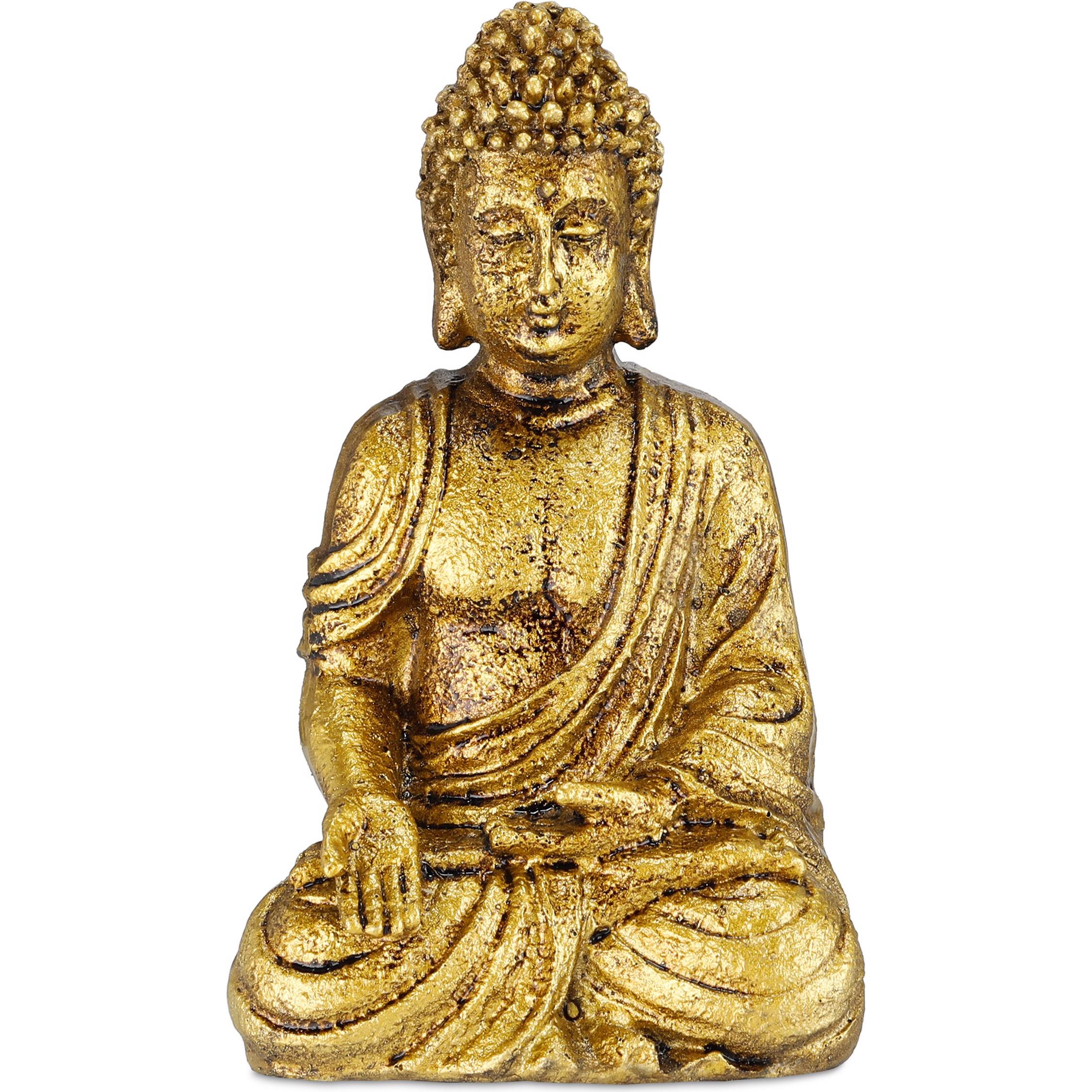 Relaxdays, Aussendekoration, Buddha-Figur