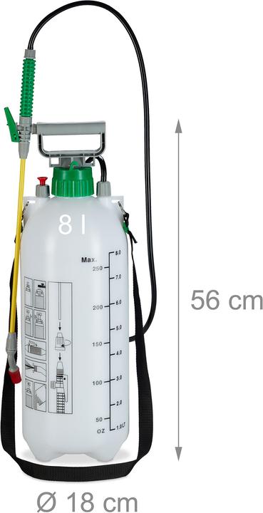 Produktbild Relaxdays Drucksprüher (8 l)