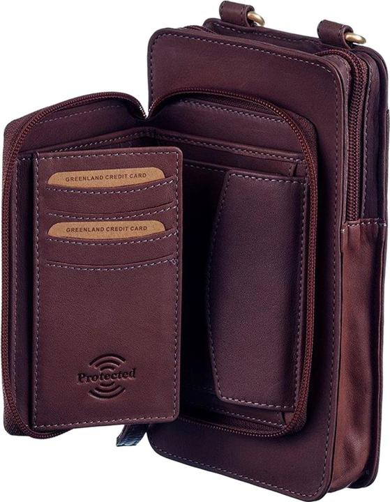 Actual product image Greenland Nature Nature Soft mobile phone case wallet leather 11 cm