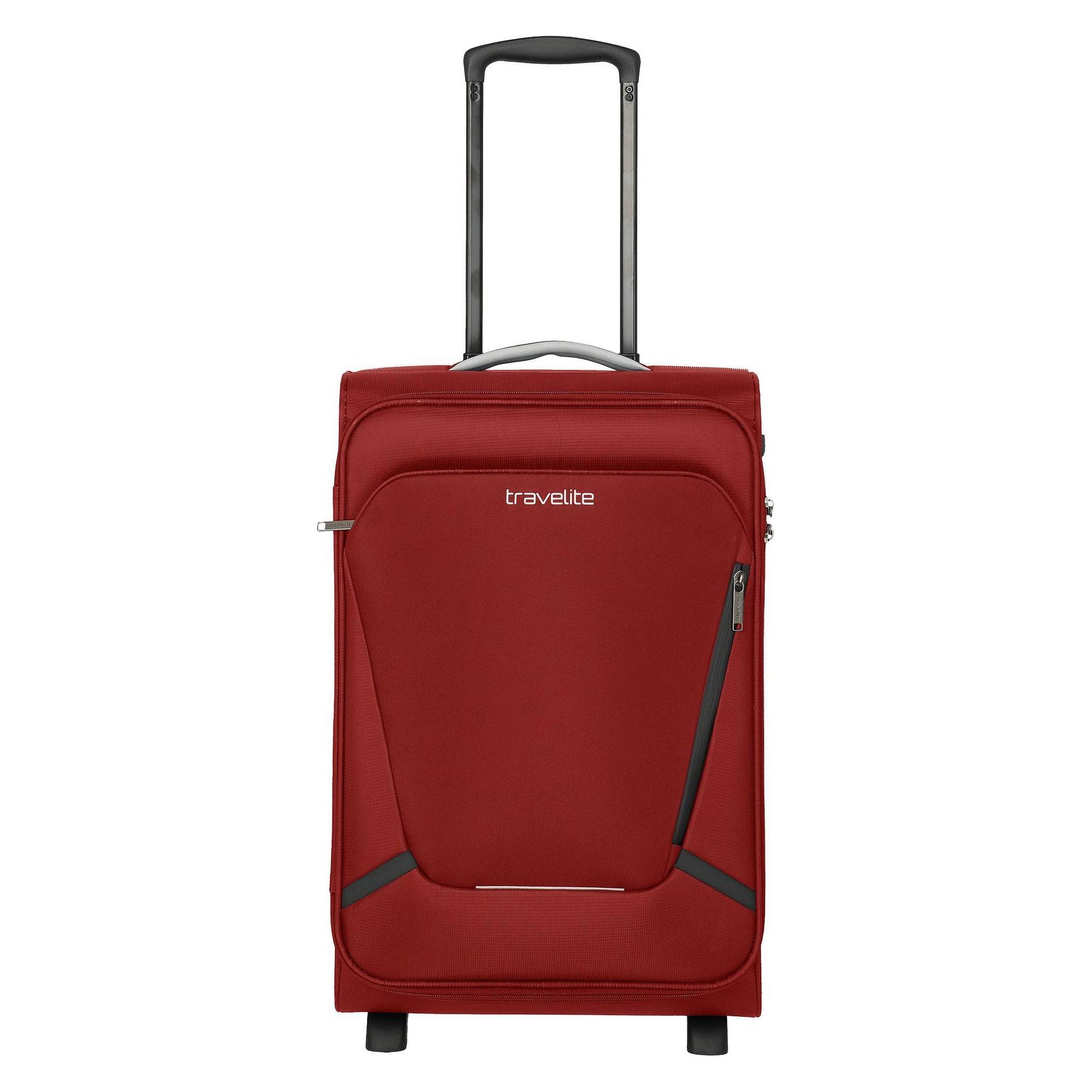 Travelite, Koffer, Jetpack Slim 2 Rollen Kabinentrolley 55 Cm, Rood, (40 l)