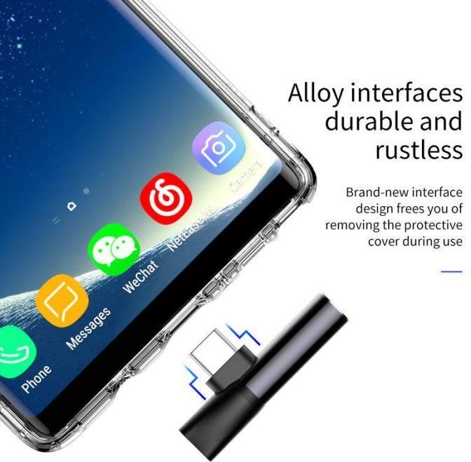 Actual product image Baseus 2in1 USB Type-C Adapter (USB Type C, 3.5mm jack, USB Type C)