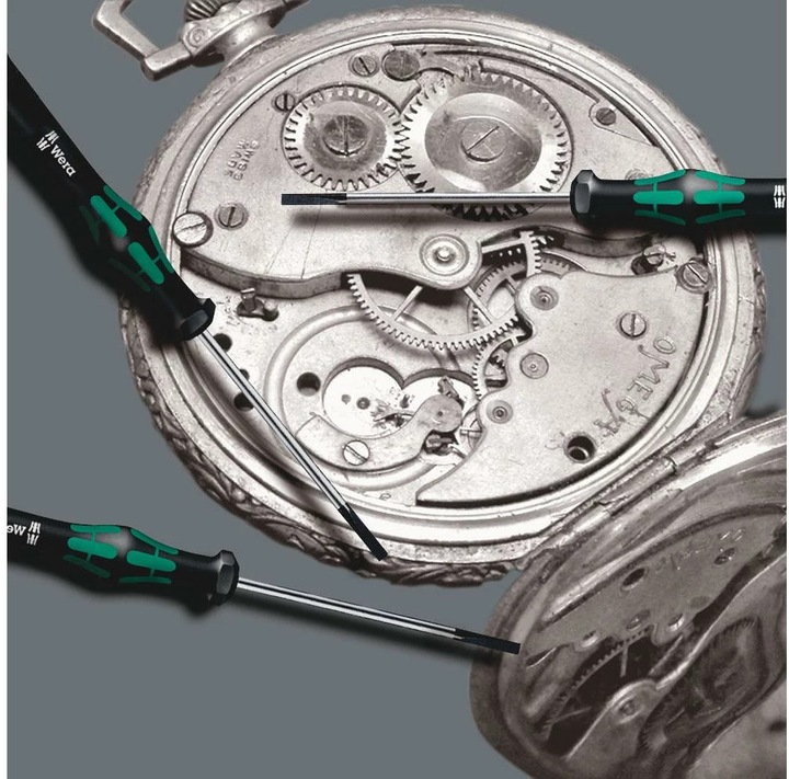 Image du produit Wera Kraftform Micro 12 Electronics 1 (Vis fendues, Torx Plus, Clé Allen, Torx (TX), Recouvrement cruciforme Phillipps (PH))