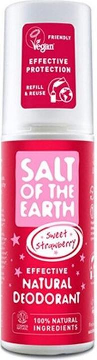 Image du produit Salt Of-The-Earth - Déodorant naturel en spray Rock Chick Sweet Strawberry (Déodorant Nature L) 100 Ml (Spray, 100 ml)