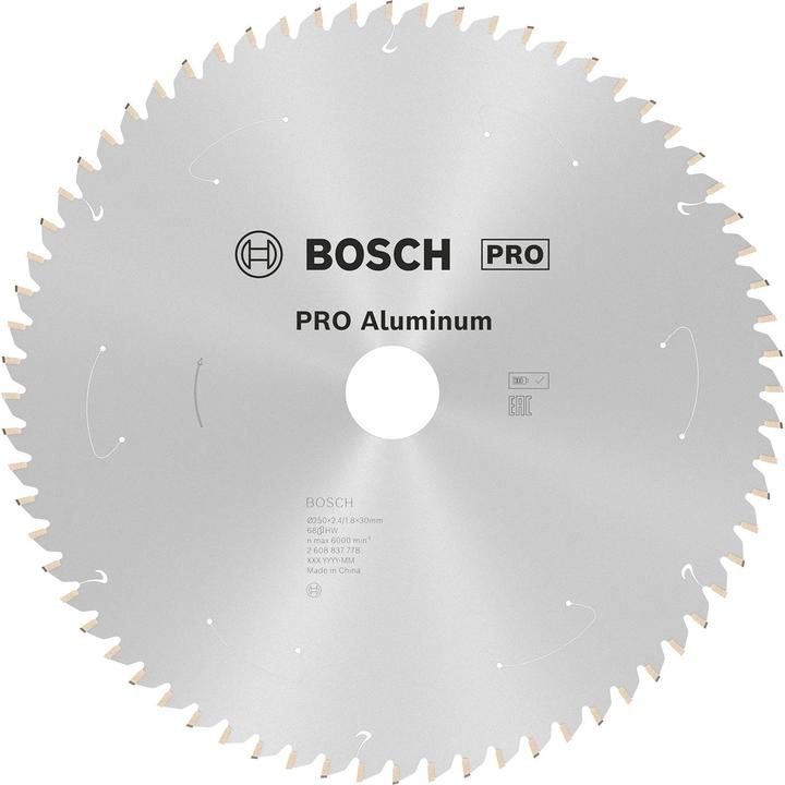 Actual product image Bosch Professional Zubehör PRO Aluminium cordless circular saw blade, 250 x 2.4 x 30 mm
