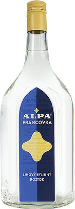 Alpa Francovka Czech Alcohol Herbal Tincture Essential Oils Alpa Classic 1000ml (Body oil, 1000 ml)
