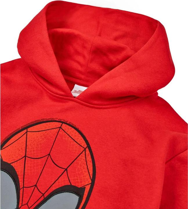 Immagine prodotto Spiderman Felpa con Cappuccio Viso Bambini (128)