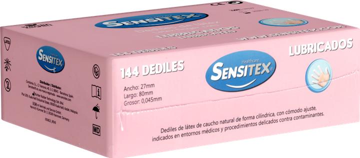 Sensitex Dediles 144 vegan finger condoms, 27mm x 80mm (144 pcs.)