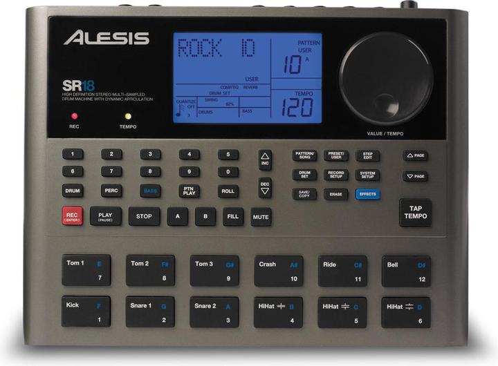 Actual product image Alesis SR18 Drum Machine (E-drum)