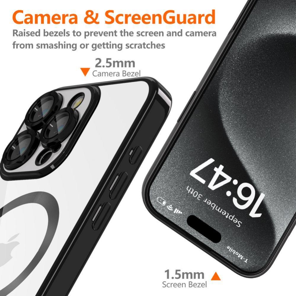 Thumbnail - Tech-Protect MagFlex MagSafe Case for iPhone 16 Pro Max - Black (Apple iPhone 16 Pro Max), Smartphone Hülle, Schwarz