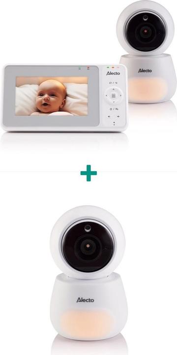 Alecto Kit Baby Monitor con Due Telecamere (Vidéo et audio, 50 m)