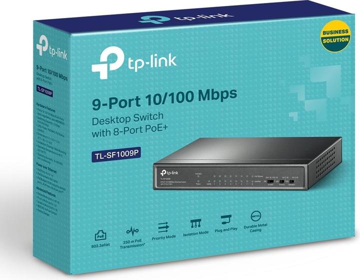 Produktbild TP-Link TL-SF1009P (9 Ports)
