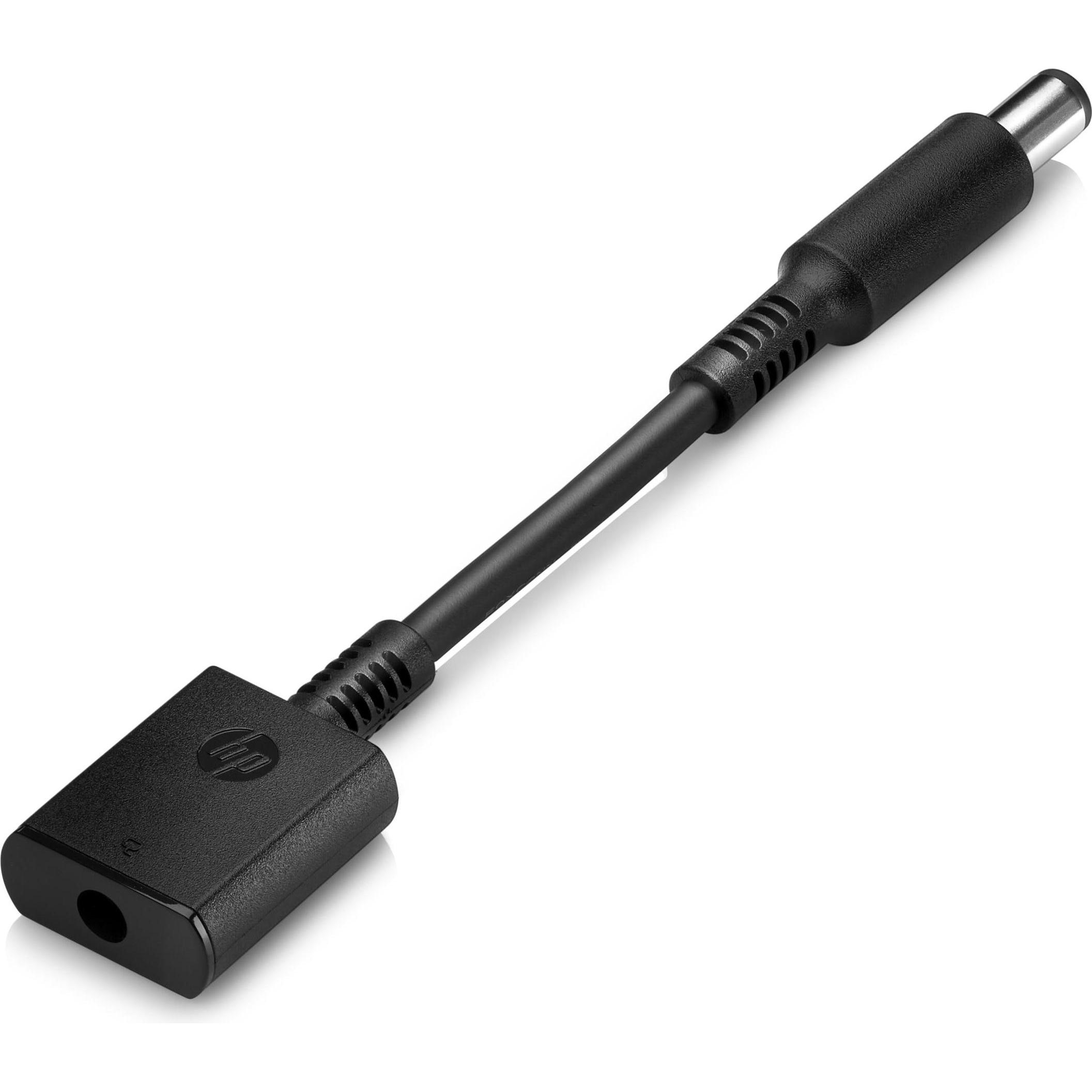 HP AC Adapter 4.5mm zu 7.4mm, Notebook Netzteil, Schwarz