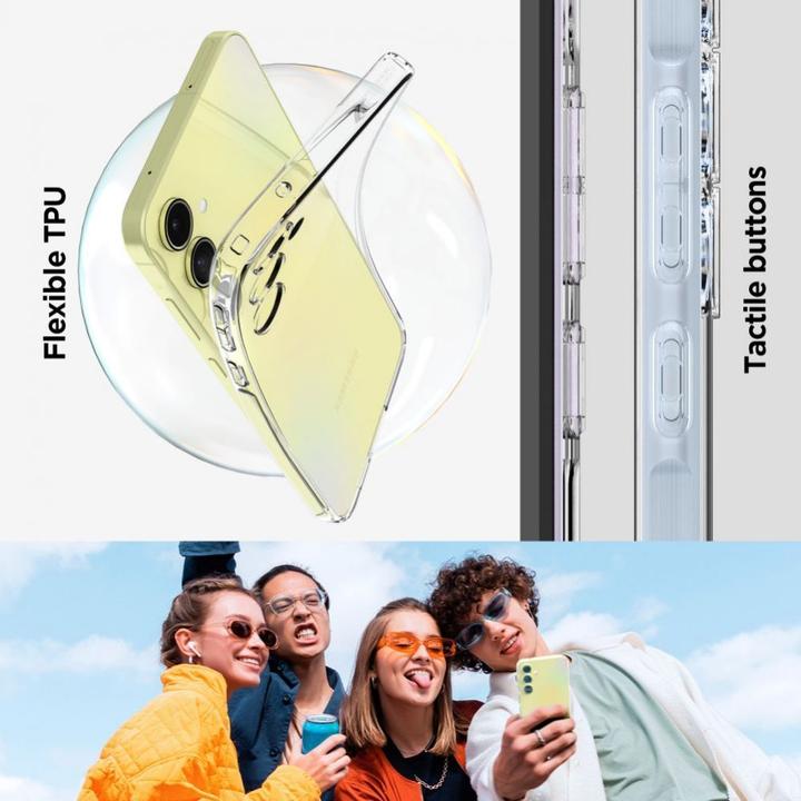 Actual product image Spigen Liquid Crystal Sam A55 5G przezroczysty/crystal clear ACS07537 (Samsung Galaxy A55)