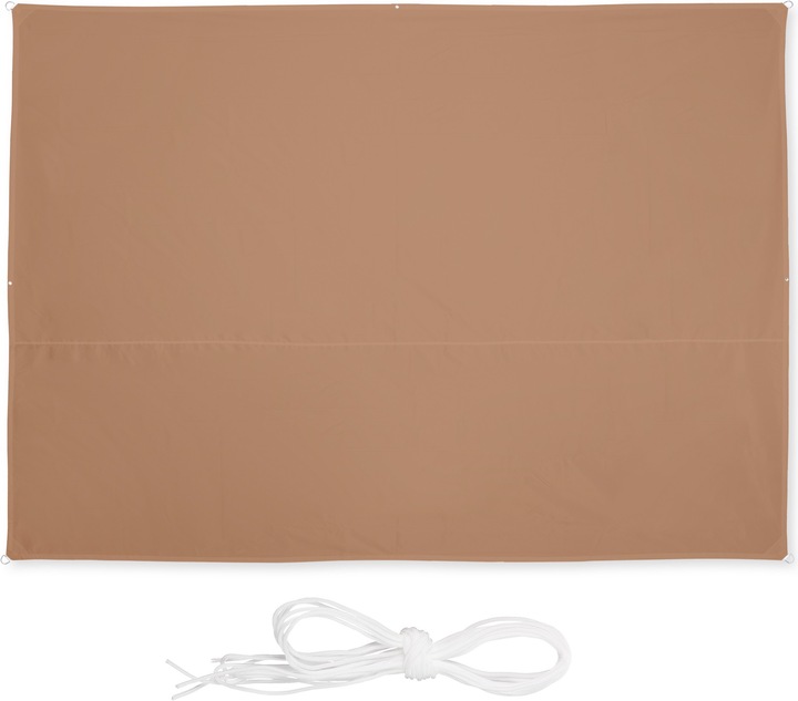 Relaxdays Voile d'ombrage (350 x 250 x 0,5 cm)