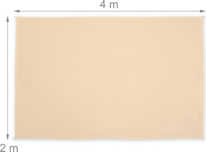 Produktbild Relaxdays Sonnensegel (400 x 200 x 0.1 cm)