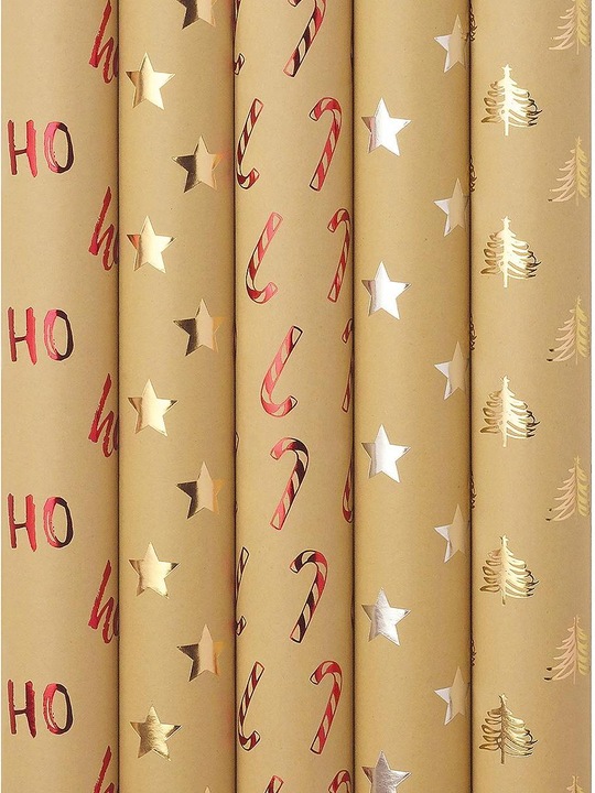 Actual product image Zoewie Christmas paper 'Shining Moments (Wrapping paper, 1 x)