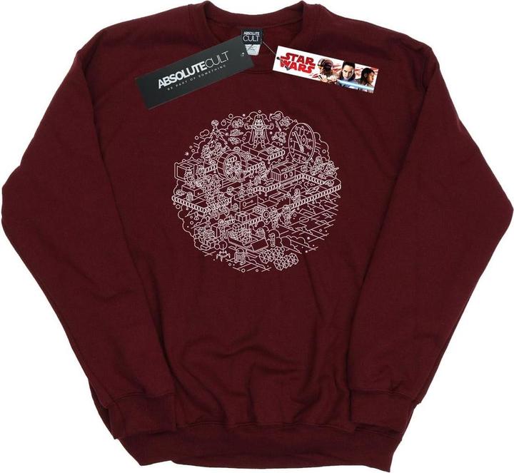 Immagine prodotto Star Wars Christmas Death Star Felpa Uomo (XL)