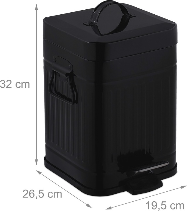 Actual product image Relaxdays Pedal bin (5 l)
