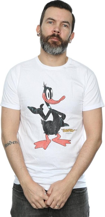 Produktbild Looney Tunes Daffy Duck Distressed TShirt (XL)