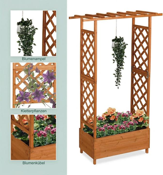 Actual product image Relaxdays Planter