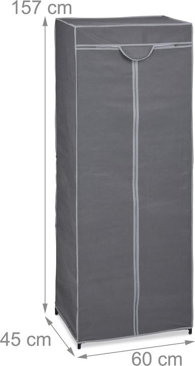 Immagine prodotto Relaxdays Armadio in-tessuto (60 x 45 x 157 cm)