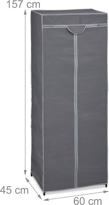 Actual product image Relaxdays Anna Wardrobe (60 x 45 x 157 cm)