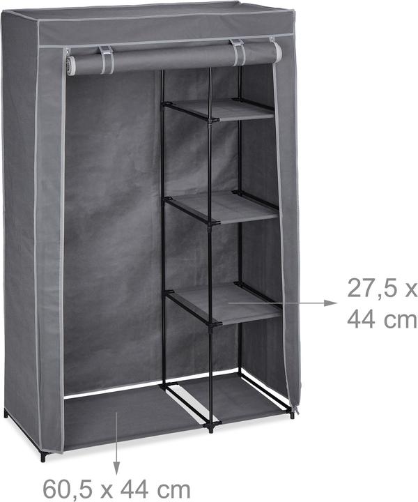 Immagine prodotto Relaxdays Armadio in tessuto (105,5 x 45 x 161 cm)