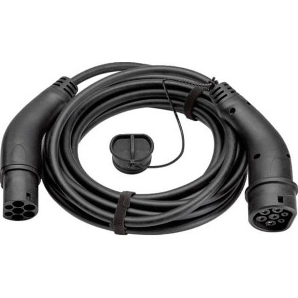 Hager, Cavo di ricarica per auto elettrica, XEVA731 (Tipo 2, 11 kW, 20 A, 5 m)