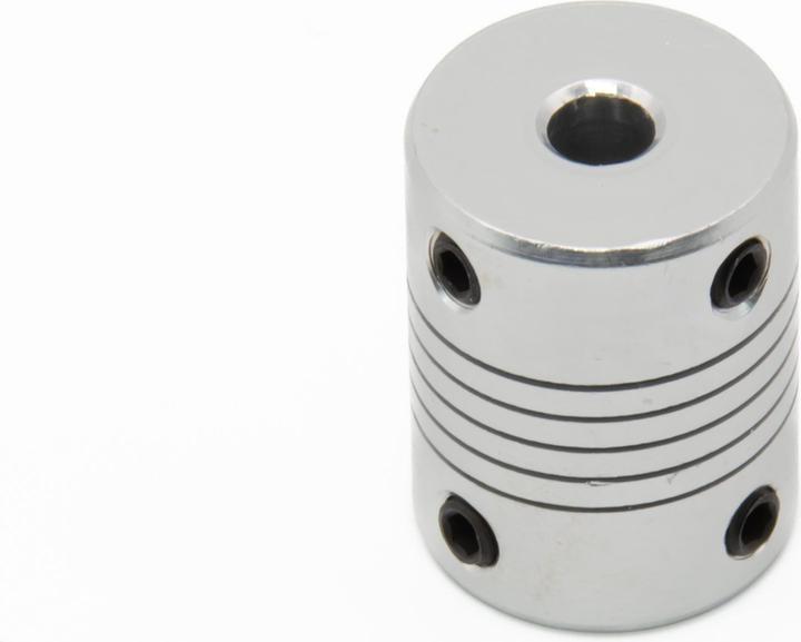 Actual product image Purecrea 8mm/5mm Flexible Aluminium Coupling with Studs