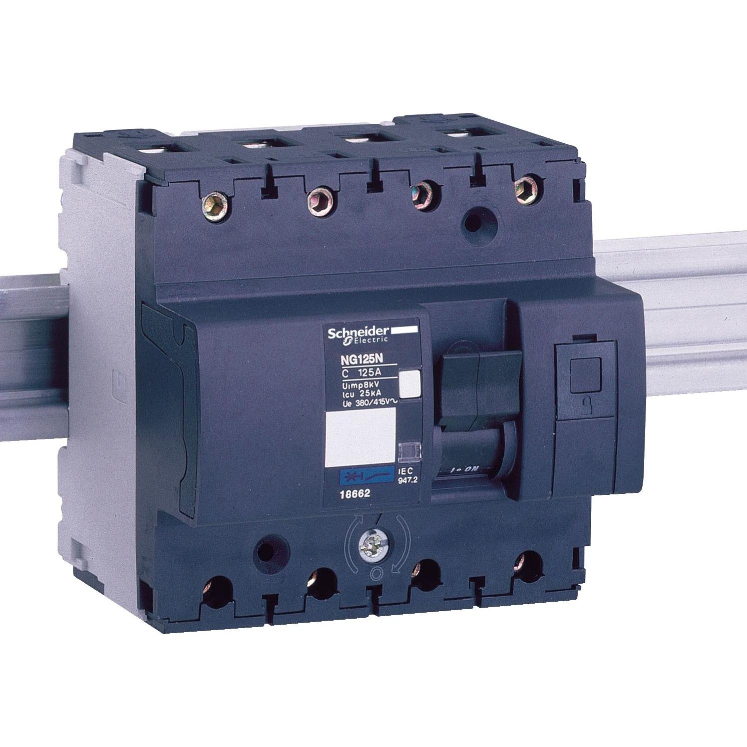 Schneider Electric, Schutzschalter, SE 18863 LS-Schalter, D-Char, 50A, 4p