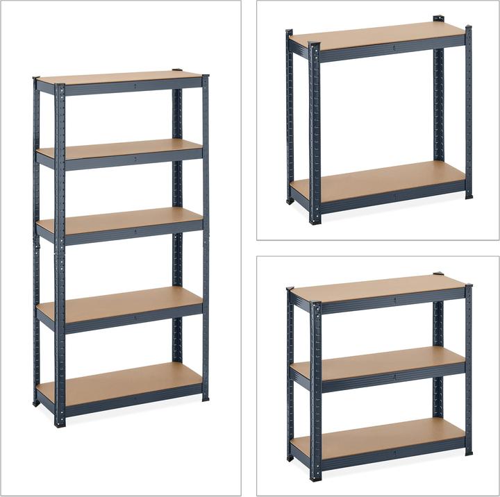 Actual product image Relaxdays Heavy duty shelf