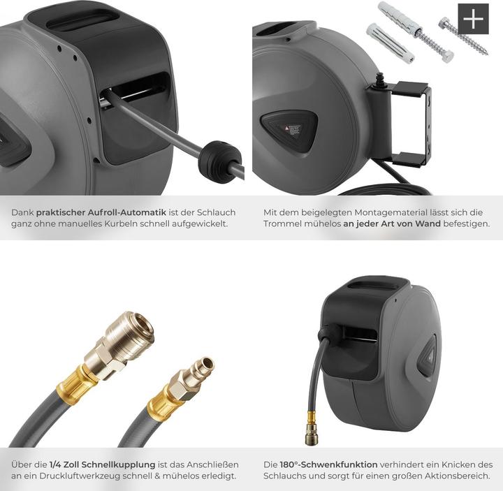 Image du produit tectake Tuyau d'air comprimé
