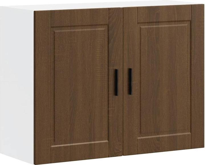Immagine prodotto VidaXL Parete attrezzata per cucina Porto Brown in legno ingegnerizzato effetto rovere (80 x 31 x 60 cm)