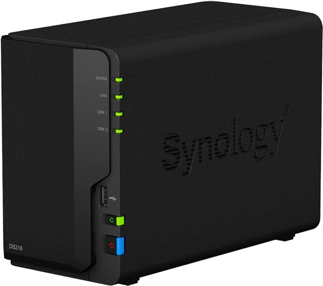 Produktbild Synology Ds218 (2 x 2 TB, WD Red Plus)