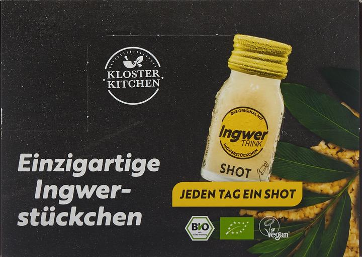 Actual product image Kloster Kitchen Ingwer Shot Classic Bio Box (12 x 3 cl)