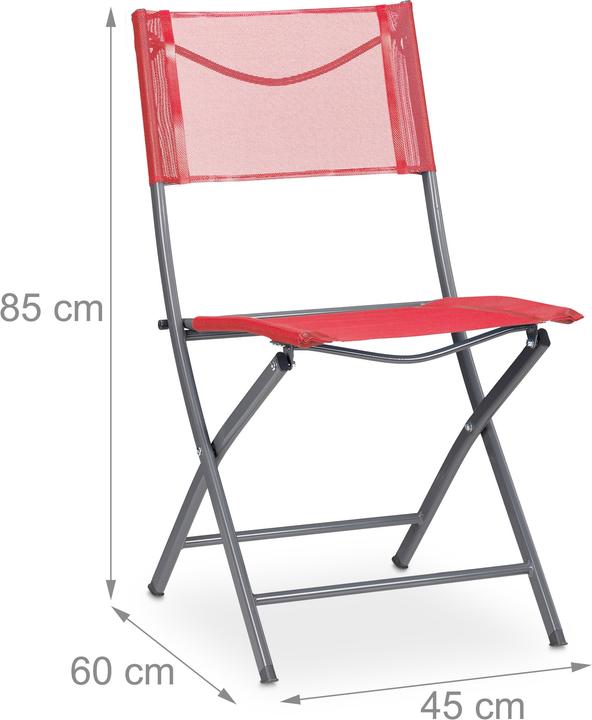 Actual product image Relaxdays lawn chair
