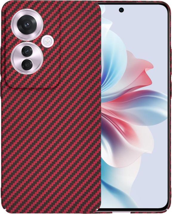 Image du produit Techsuit - Carbonite FiberShell - Oppo Reno11 F - Red (Oppo Reno 11)