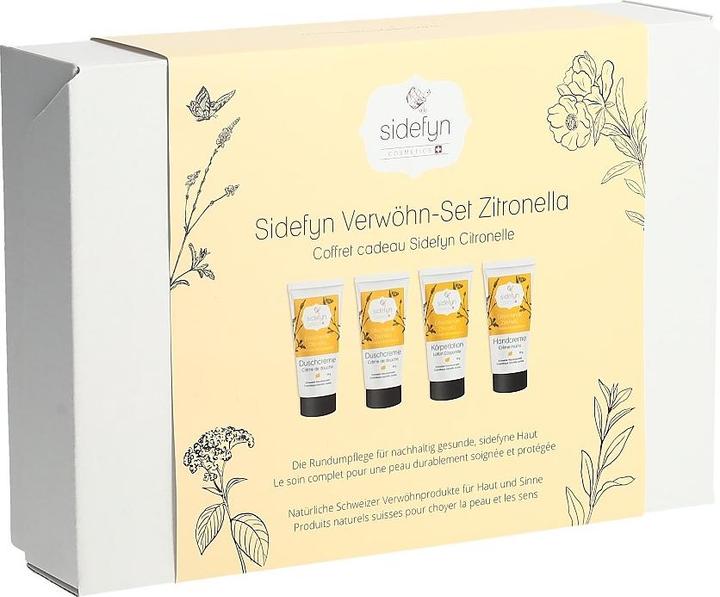 Immagine prodotto Sidefyn Cosmetics Set regalo - ZITRONELLA Set con 2 creme doccia, 1 crema corpo e 1 crema mani (Set per la cura del corpo)