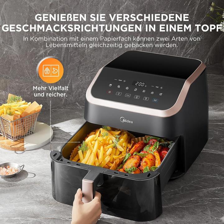 Produktbild Midea Air fryer 8 in 1 frying roasting baking reheating dehydrating